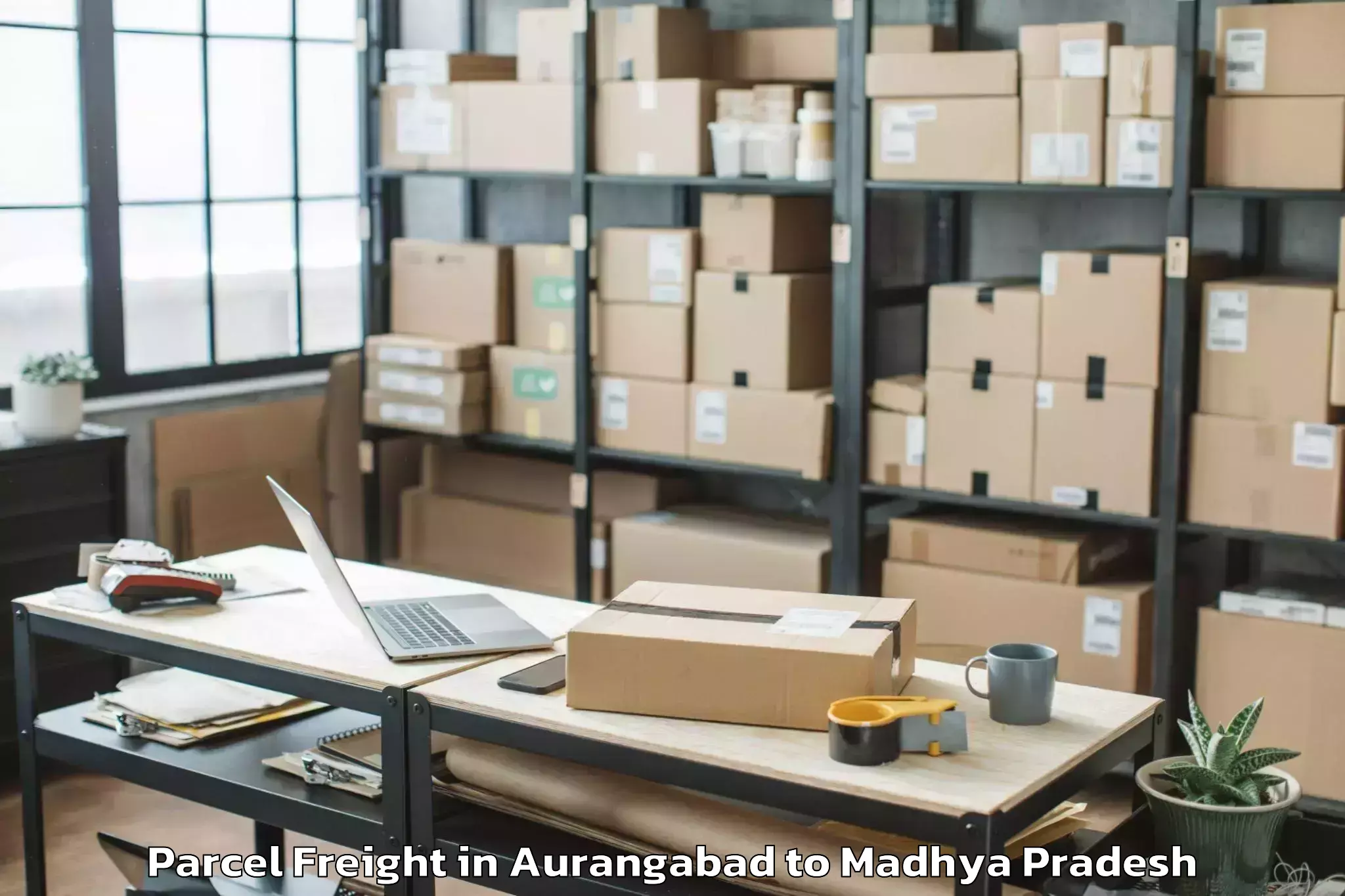 Easy Aurangabad to Badnawar Parcel Freight Booking